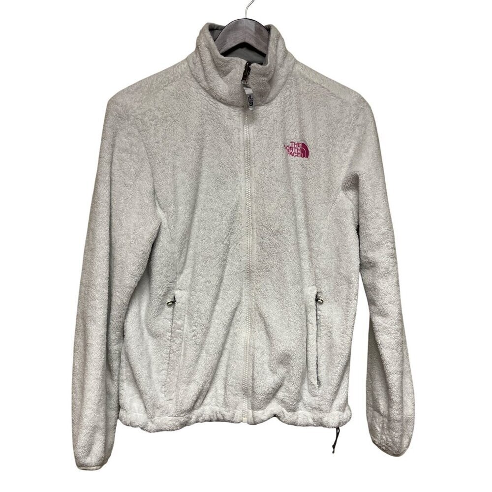 The North Face Pink Ribbon Breast Cancer Osito 2 Fleece Jacket White Size Medium